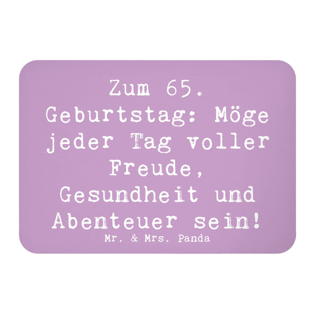 Magnet Spruch 65. Geburtstag Kühlschrankmagnet, Pinnwandmagnet, Souvenir Magnet, Motivmagnete, Dekomagnet, Whiteboard Magnet, Notiz Magnet, Kühlschrank Dekoration, Geburtstag, Geburtstagsgeschenk, Geschenk