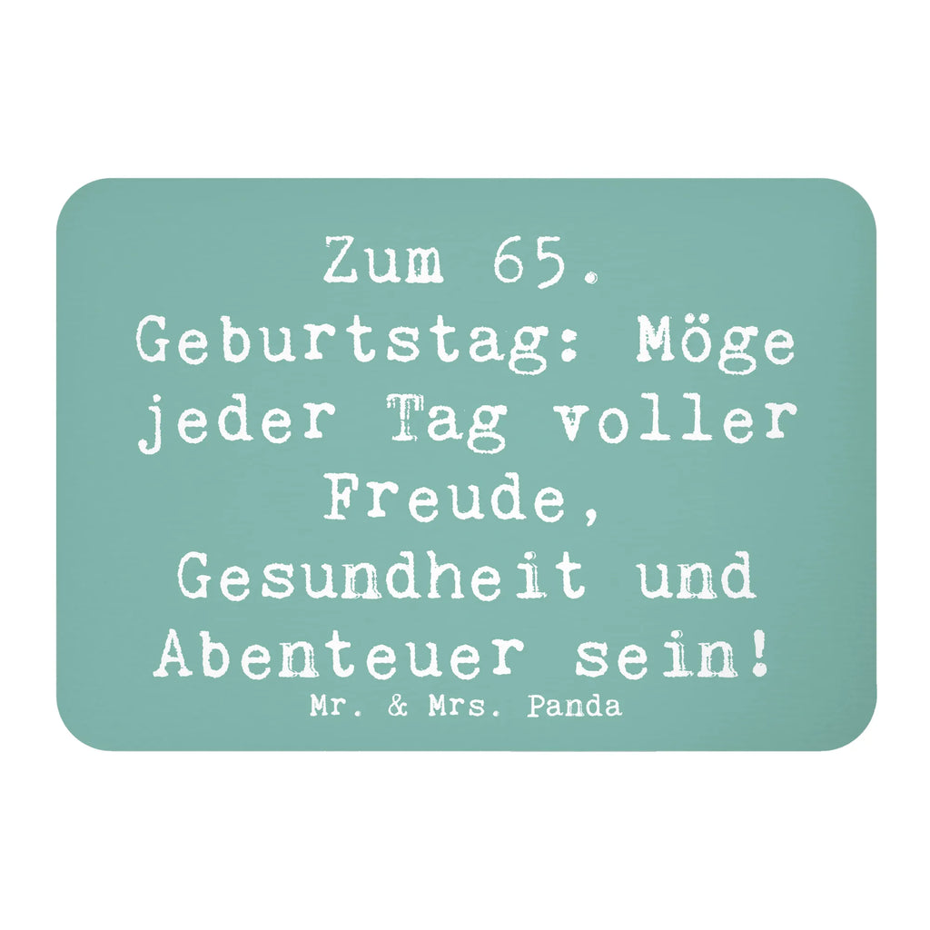 Magnet Spruch 65. Geburtstag Kühlschrankmagnet, Pinnwandmagnet, Souvenir Magnet, Motivmagnete, Dekomagnet, Whiteboard Magnet, Notiz Magnet, Kühlschrank Dekoration, Geburtstag, Geburtstagsgeschenk, Geschenk