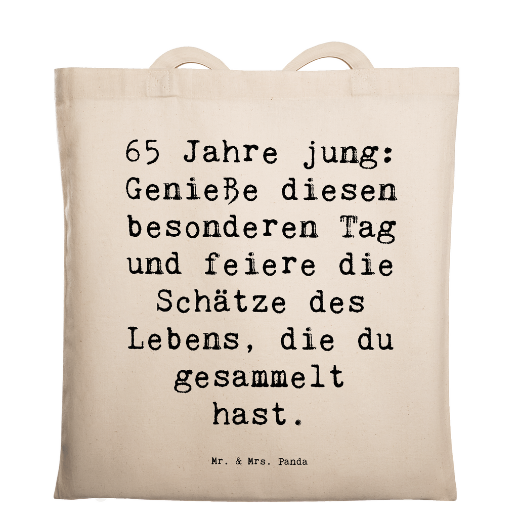 Tragetasche Spruch 65. Geburtstag Feiern Beuteltasche, Beutel, Einkaufstasche, Jutebeutel, Stoffbeutel, Tasche, Shopper, Umhängetasche, Strandtasche, Schultertasche, Stofftasche, Tragetasche, Badetasche, Jutetasche, Einkaufstüte, Laptoptasche, Geburtstag, Geburtstagsgeschenk, Geschenk