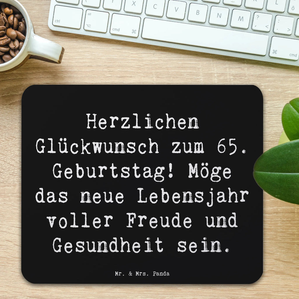 Mauspad Spruch 65. Geburtstag Glückwünsche Mousepad, Computer zubehör, Büroausstattung, PC Zubehör, Arbeitszimmer, Mauspad, Einzigartiges Mauspad, Designer Mauspad, Mausunterlage, Mauspad Büro, Geburtstag, Geburtstagsgeschenk, Geschenk