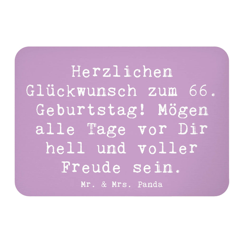 Magnet Spruch 66. Geburtstag Glückwünsche Kühlschrankmagnet, Pinnwandmagnet, Souvenir Magnet, Motivmagnete, Dekomagnet, Whiteboard Magnet, Notiz Magnet, Kühlschrank Dekoration, Geburtstag, Geburtstagsgeschenk, Geschenk