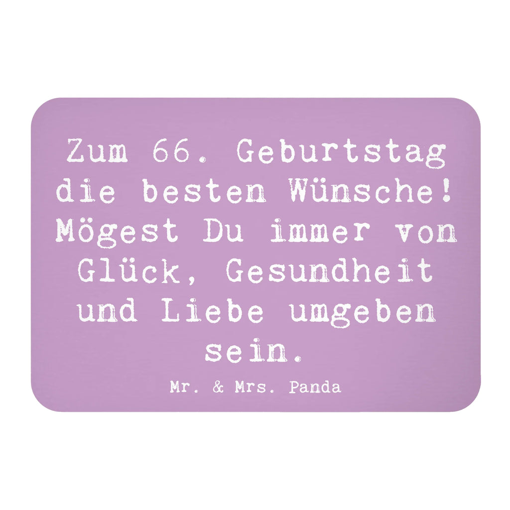 Magnet Spruch 66. Geburtstag Kühlschrankmagnet, Pinnwandmagnet, Souvenir Magnet, Motivmagnete, Dekomagnet, Whiteboard Magnet, Notiz Magnet, Kühlschrank Dekoration, Geburtstag, Geburtstagsgeschenk, Geschenk