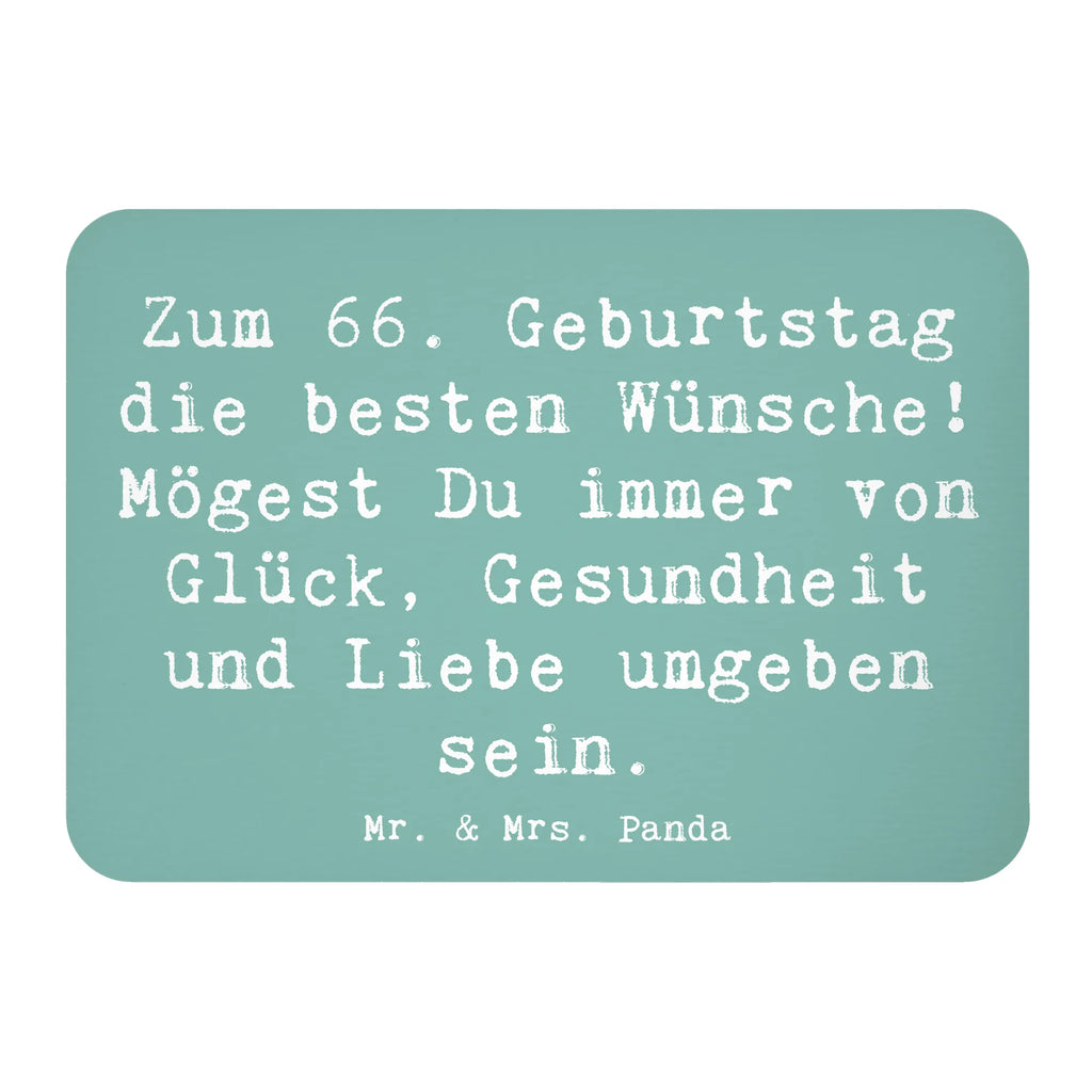 Magnet Spruch 66. Geburtstag Kühlschrankmagnet, Pinnwandmagnet, Souvenir Magnet, Motivmagnete, Dekomagnet, Whiteboard Magnet, Notiz Magnet, Kühlschrank Dekoration, Geburtstag, Geburtstagsgeschenk, Geschenk