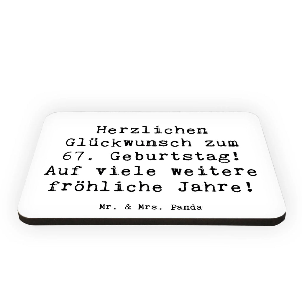 Magnet Spruch 67. Geburtstag Freude Kühlschrankmagnet, Pinnwandmagnet, Souvenir Magnet, Motivmagnete, Dekomagnet, Whiteboard Magnet, Notiz Magnet, Kühlschrank Dekoration, Geburtstag, Geburtstagsgeschenk, Geschenk