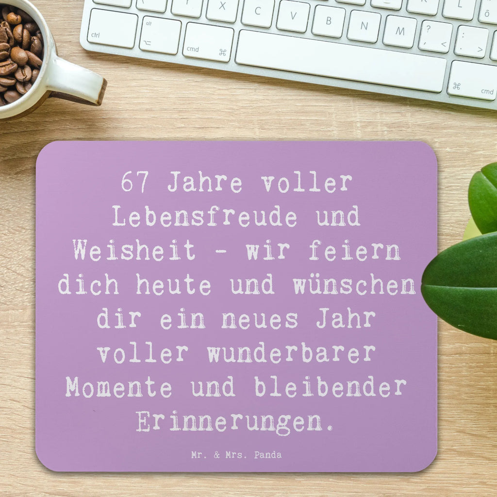 Mauspad Spruch 67. Geburtstag Mousepad, Computer zubehör, Büroausstattung, PC Zubehör, Arbeitszimmer, Mauspad, Einzigartiges Mauspad, Designer Mauspad, Mausunterlage, Mauspad Büro, Geburtstag, Geburtstagsgeschenk, Geschenk