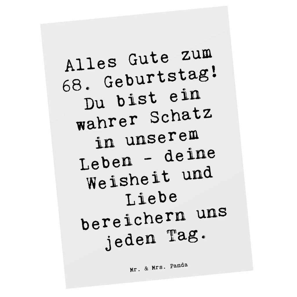 Postkarte Spruch 68. Geburtstag Schatz Postkarte, Karte, Geschenkkarte, Grußkarte, Einladung, Ansichtskarte, Geburtstagskarte, Einladungskarte, Dankeskarte, Ansichtskarten, Einladung Geburtstag, Einladungskarten Geburtstag, Geburtstag, Geburtstagsgeschenk, Geschenk