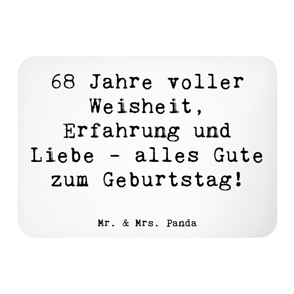 Magnet Spruch 68. Geburtstag Kühlschrankmagnet, Pinnwandmagnet, Souvenir Magnet, Motivmagnete, Dekomagnet, Whiteboard Magnet, Notiz Magnet, Kühlschrank Dekoration, Geburtstag, Geburtstagsgeschenk, Geschenk