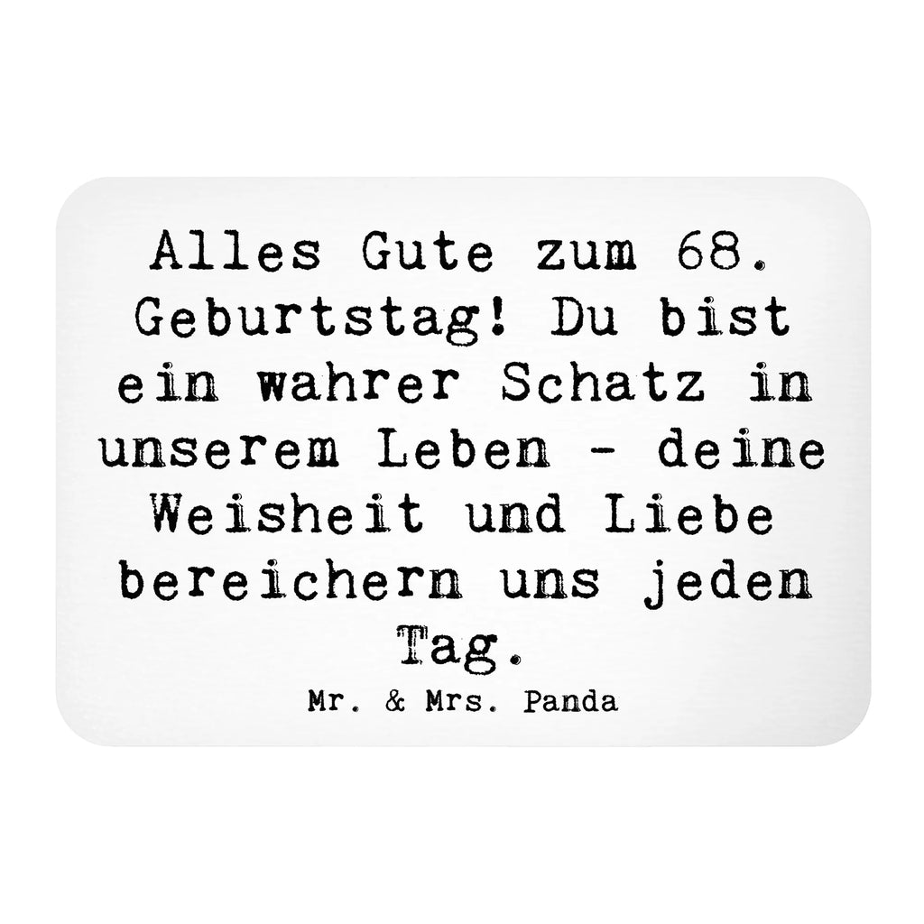 Magnet Spruch 68. Geburtstag Schatz Kühlschrankmagnet, Pinnwandmagnet, Souvenir Magnet, Motivmagnete, Dekomagnet, Whiteboard Magnet, Notiz Magnet, Kühlschrank Dekoration, Geburtstag, Geburtstagsgeschenk, Geschenk