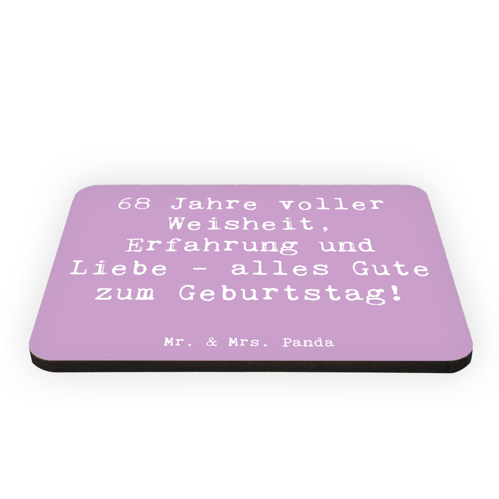 Magnet Spruch 68. Geburtstag Kühlschrankmagnet, Pinnwandmagnet, Souvenir Magnet, Motivmagnete, Dekomagnet, Whiteboard Magnet, Notiz Magnet, Kühlschrank Dekoration, Geburtstag, Geburtstagsgeschenk, Geschenk