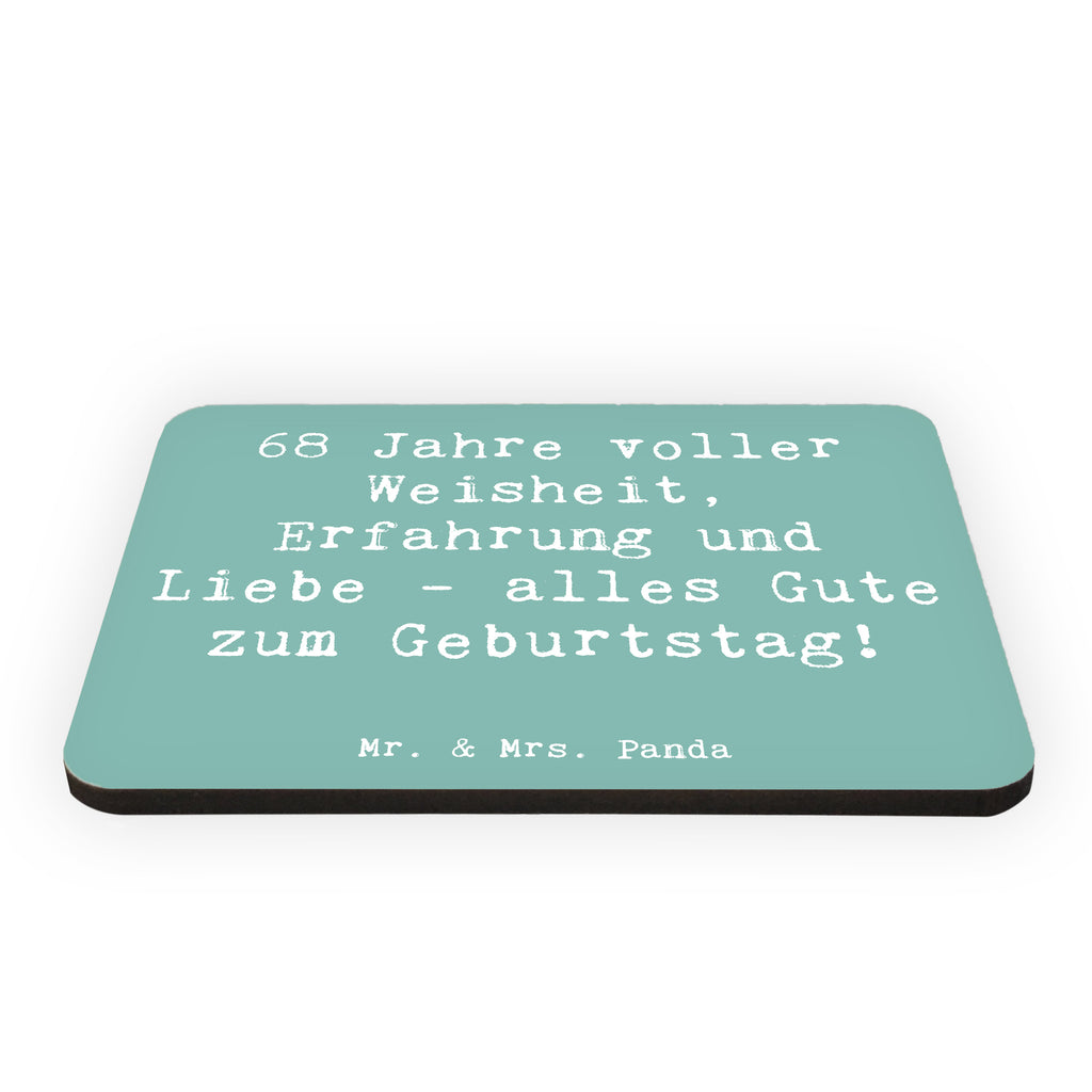 Magnet Spruch 68. Geburtstag Kühlschrankmagnet, Pinnwandmagnet, Souvenir Magnet, Motivmagnete, Dekomagnet, Whiteboard Magnet, Notiz Magnet, Kühlschrank Dekoration, Geburtstag, Geburtstagsgeschenk, Geschenk