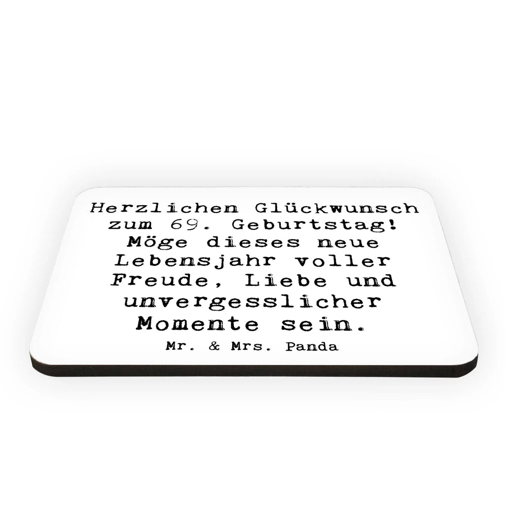 Magnet Spruch 69. Geburtstag Glückwunsch Kühlschrankmagnet, Pinnwandmagnet, Souvenir Magnet, Motivmagnete, Dekomagnet, Whiteboard Magnet, Notiz Magnet, Kühlschrank Dekoration, Geburtstag, Geburtstagsgeschenk, Geschenk