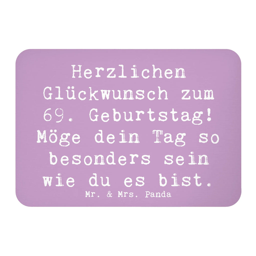 Magnet Spruch 69. Geburtstag Besonderer Tag Kühlschrankmagnet, Pinnwandmagnet, Souvenir Magnet, Motivmagnete, Dekomagnet, Whiteboard Magnet, Notiz Magnet, Kühlschrank Dekoration, Geburtstag, Geburtstagsgeschenk, Geschenk