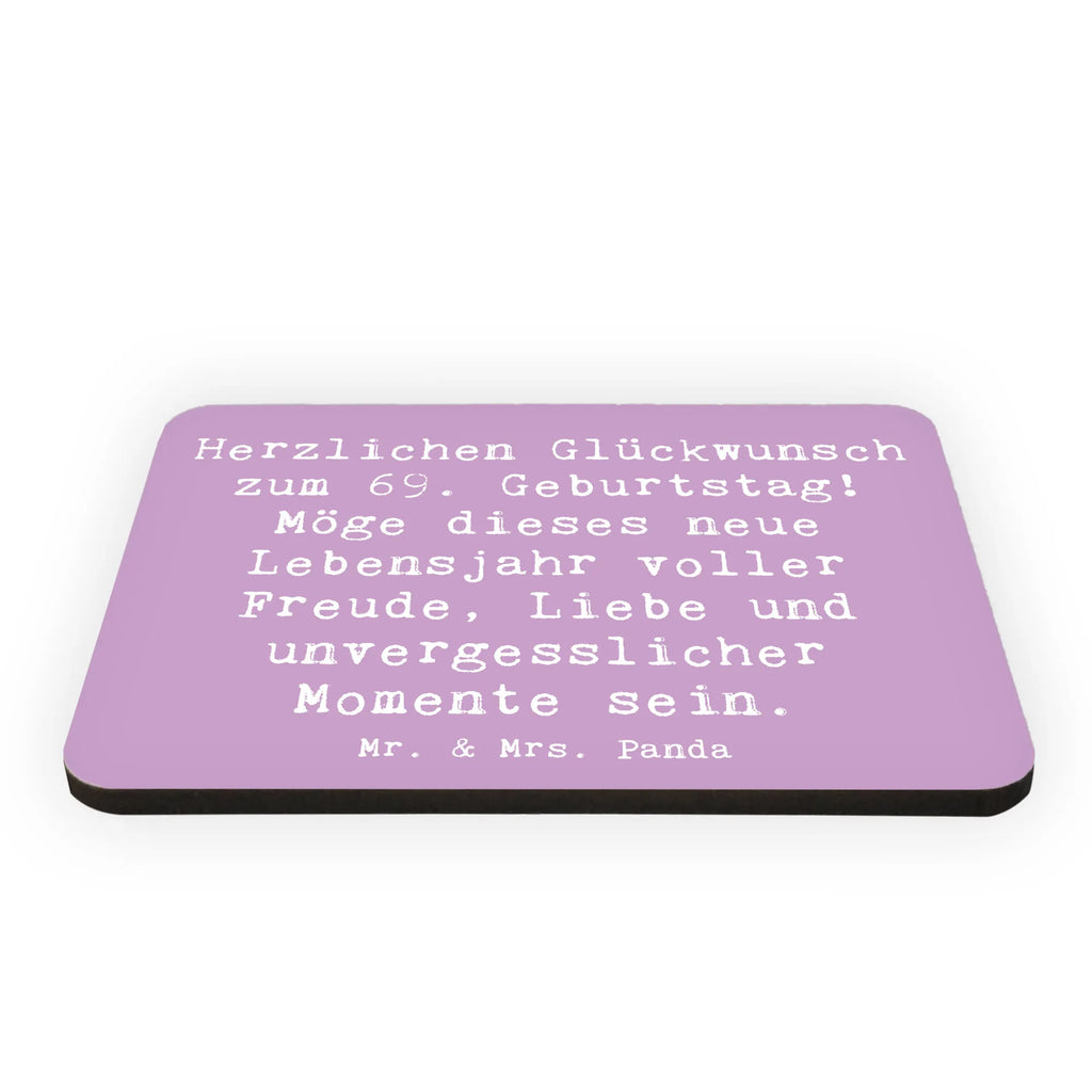 Magnet Spruch 69. Geburtstag Glückwunsch Kühlschrankmagnet, Pinnwandmagnet, Souvenir Magnet, Motivmagnete, Dekomagnet, Whiteboard Magnet, Notiz Magnet, Kühlschrank Dekoration, Geburtstag, Geburtstagsgeschenk, Geschenk