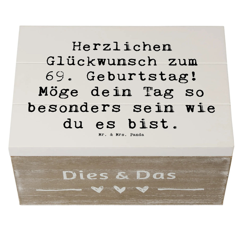 Holzkiste Spruch 69. Geburtstag Besonderer Tag Holzkiste, Kiste, Schatzkiste, Truhe, Schatulle, XXL, Erinnerungsbox, Erinnerungskiste, Dekokiste, Aufbewahrungsbox, Geschenkbox, Geschenkdose, Geburtstag, Geburtstagsgeschenk, Geschenk