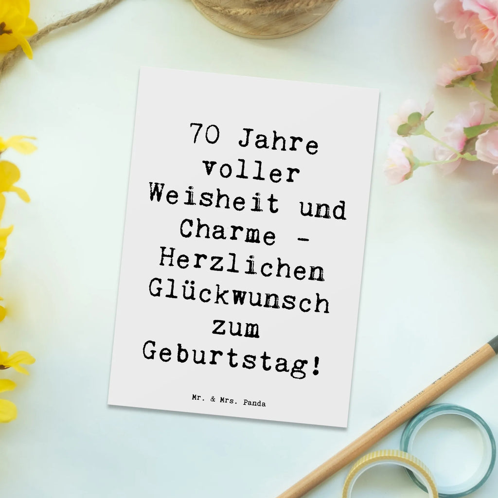 Postkarte Spruch 70. Geburtstag Postkarte, Karte, Geschenkkarte, Grußkarte, Einladung, Ansichtskarte, Geburtstagskarte, Einladungskarte, Dankeskarte, Ansichtskarten, Einladung Geburtstag, Einladungskarten Geburtstag, Geburtstag, Geburtstagsgeschenk, Geschenk