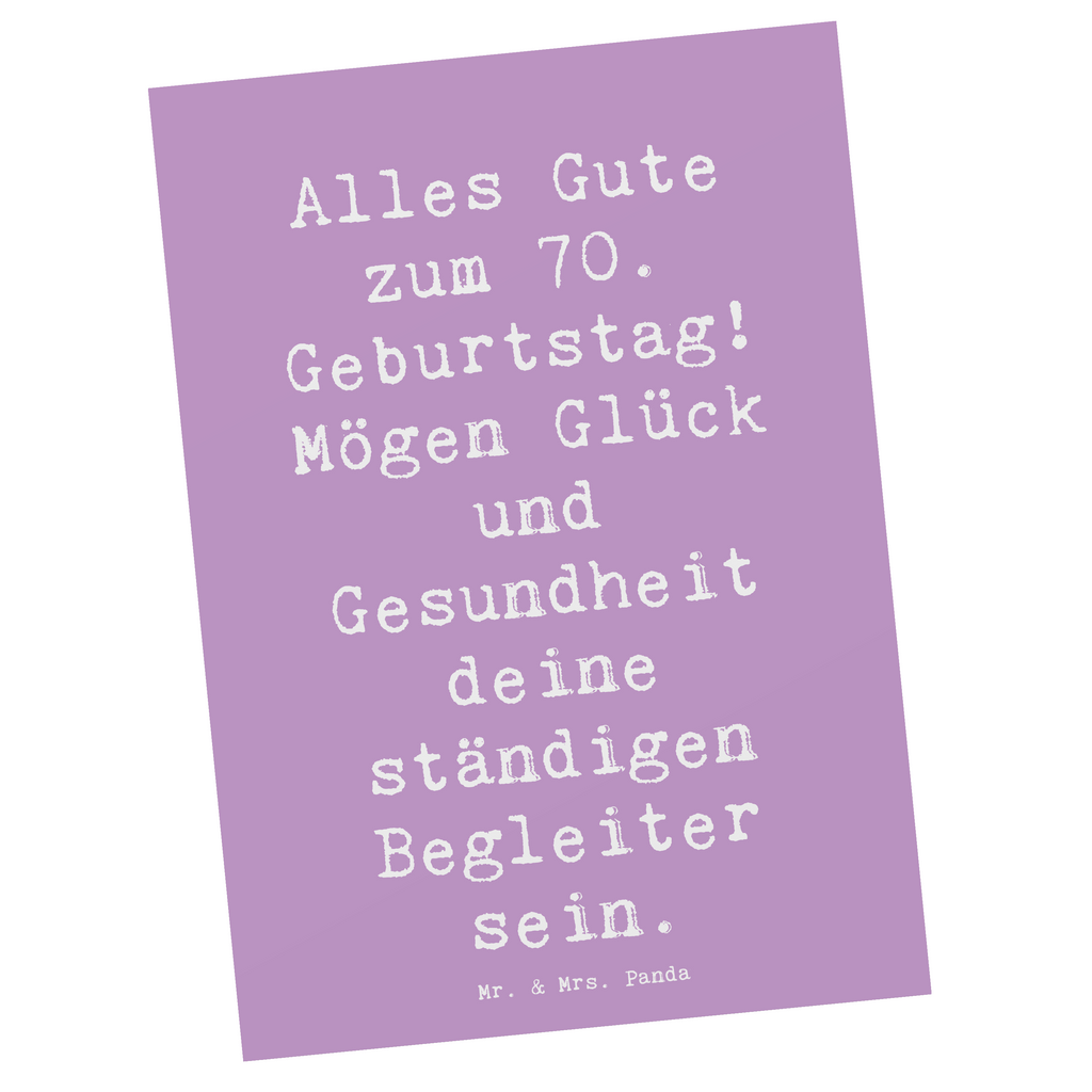 Postkarte Spruch 70. Geburtstag Glück und Gesundheit Postkarte, Karte, Geschenkkarte, Grußkarte, Einladung, Ansichtskarte, Geburtstagskarte, Einladungskarte, Dankeskarte, Ansichtskarten, Einladung Geburtstag, Einladungskarten Geburtstag, Geburtstag, Geburtstagsgeschenk, Geschenk