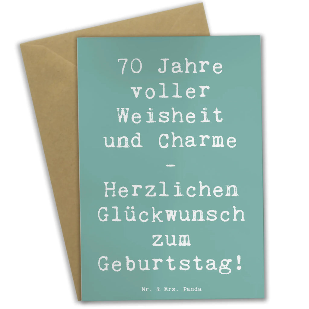 Grußkarte Spruch 70. Geburtstag Grußkarte, Klappkarte, Einladungskarte, Glückwunschkarte, Hochzeitskarte, Geburtstagskarte, Karte, Ansichtskarten, Geburtstag, Geburtstagsgeschenk, Geschenk