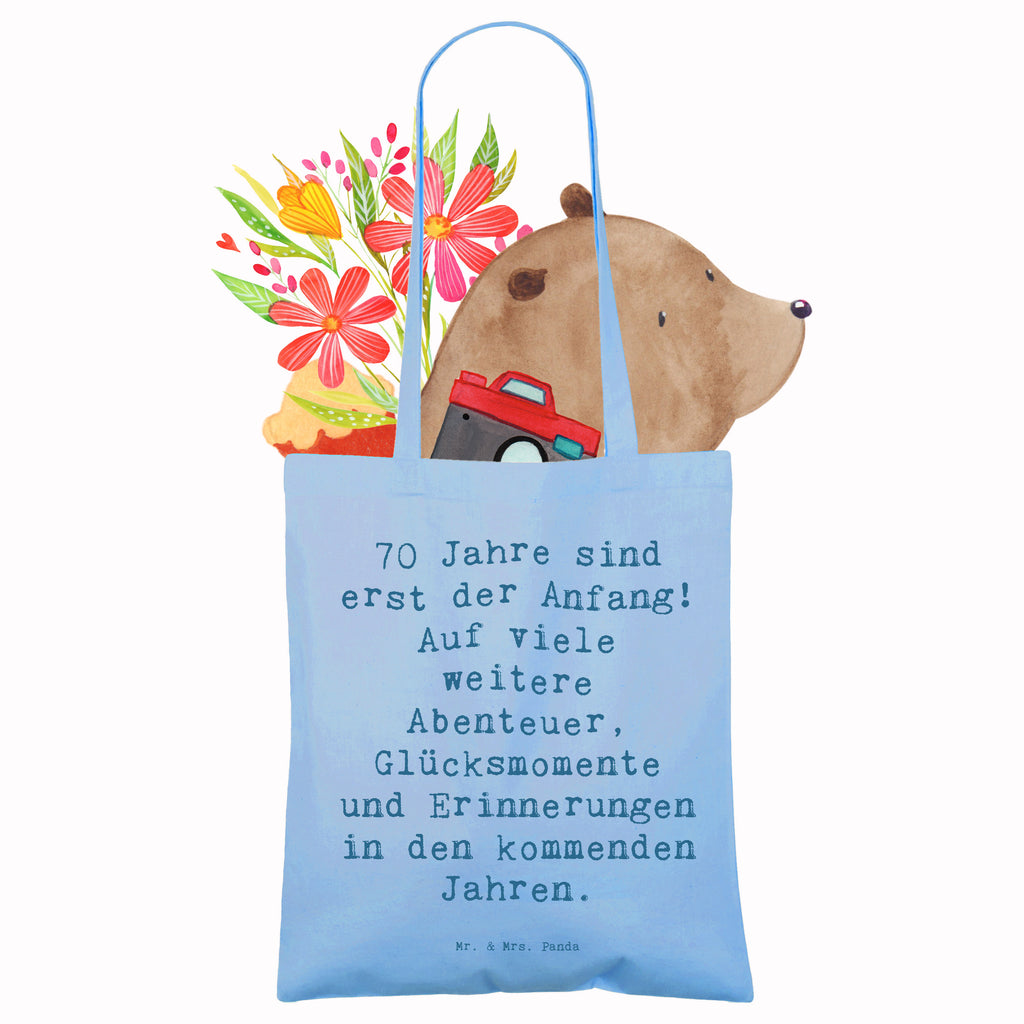 Tragetasche Spruch 70. Geburtstag Beginn Beuteltasche, Beutel, Einkaufstasche, Jutebeutel, Stoffbeutel, Tasche, Shopper, Umhängetasche, Strandtasche, Schultertasche, Stofftasche, Tragetasche, Badetasche, Jutetasche, Einkaufstüte, Laptoptasche, Geburtstag, Geburtstagsgeschenk, Geschenk