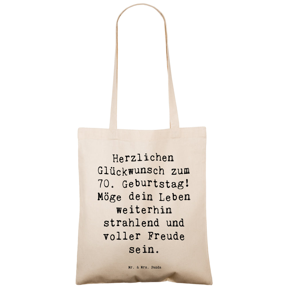 Tragetasche Spruch 70. Geburtstag Glückwünsche Beuteltasche, Beutel, Einkaufstasche, Jutebeutel, Stoffbeutel, Tasche, Shopper, Umhängetasche, Strandtasche, Schultertasche, Stofftasche, Tragetasche, Badetasche, Jutetasche, Einkaufstüte, Laptoptasche, Geburtstag, Geburtstagsgeschenk, Geschenk