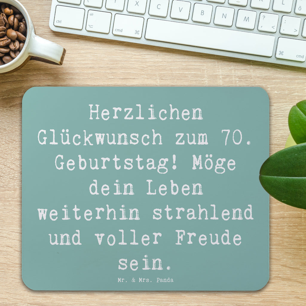 Mauspad Spruch 70. Geburtstag Glückwünsche Mousepad, Computer zubehör, Büroausstattung, PC Zubehör, Arbeitszimmer, Mauspad, Einzigartiges Mauspad, Designer Mauspad, Mausunterlage, Mauspad Büro, Geburtstag, Geburtstagsgeschenk, Geschenk