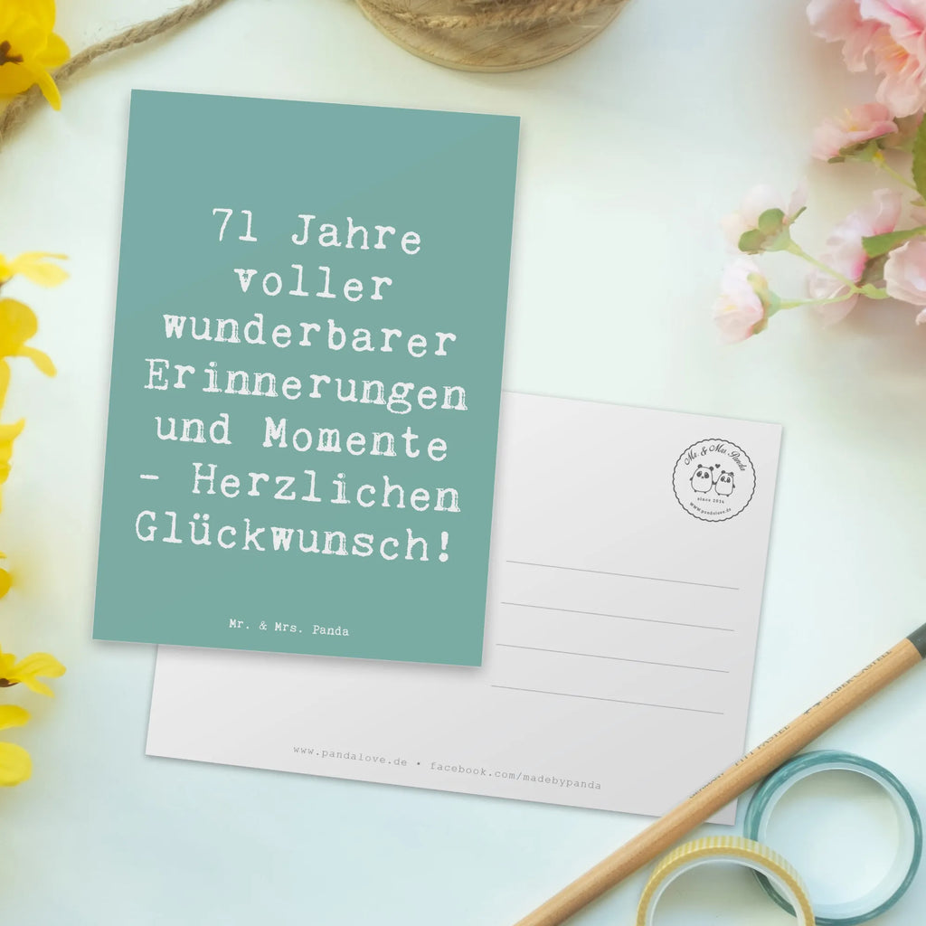 Postkarte Spruch 71. Geburtstag Erinnerungen Postkarte, Karte, Geschenkkarte, Grußkarte, Einladung, Ansichtskarte, Geburtstagskarte, Einladungskarte, Dankeskarte, Ansichtskarten, Einladung Geburtstag, Einladungskarten Geburtstag, Geburtstag, Geburtstagsgeschenk, Geschenk