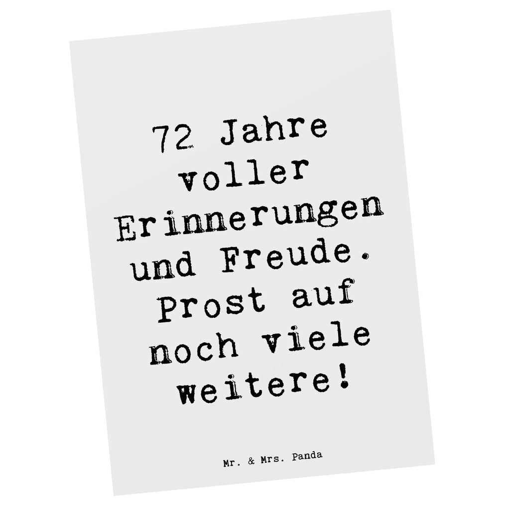 Postkarte Spruch 72. Geburtstag Glückwünsche Postkarte, Karte, Geschenkkarte, Grußkarte, Einladung, Ansichtskarte, Geburtstagskarte, Einladungskarte, Dankeskarte, Ansichtskarten, Einladung Geburtstag, Einladungskarten Geburtstag, Geburtstag, Geburtstagsgeschenk, Geschenk