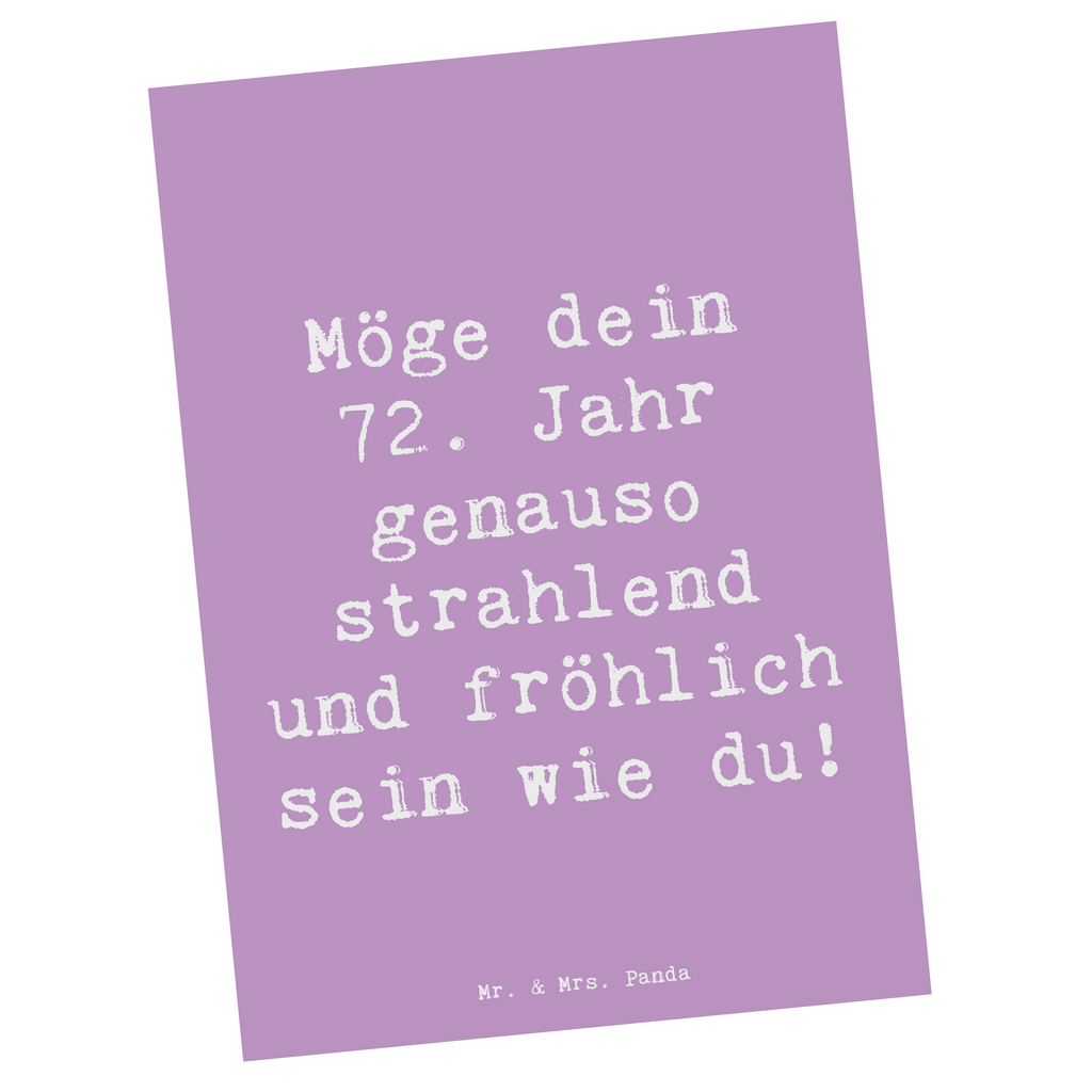 Postkarte Spruch 72. Geburtstag Freude Glanz Postkarte, Karte, Geschenkkarte, Grußkarte, Einladung, Ansichtskarte, Geburtstagskarte, Einladungskarte, Dankeskarte, Ansichtskarten, Einladung Geburtstag, Einladungskarten Geburtstag, Geburtstag, Geburtstagsgeschenk, Geschenk