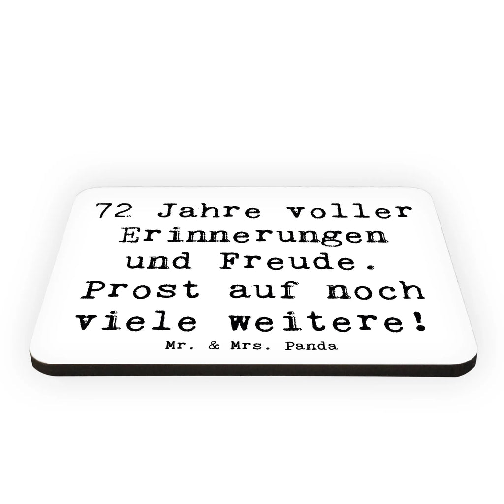 Magnet Spruch 72. Geburtstag Glückwünsche Kühlschrankmagnet, Pinnwandmagnet, Souvenir Magnet, Motivmagnete, Dekomagnet, Whiteboard Magnet, Notiz Magnet, Kühlschrank Dekoration, Geburtstag, Geburtstagsgeschenk, Geschenk