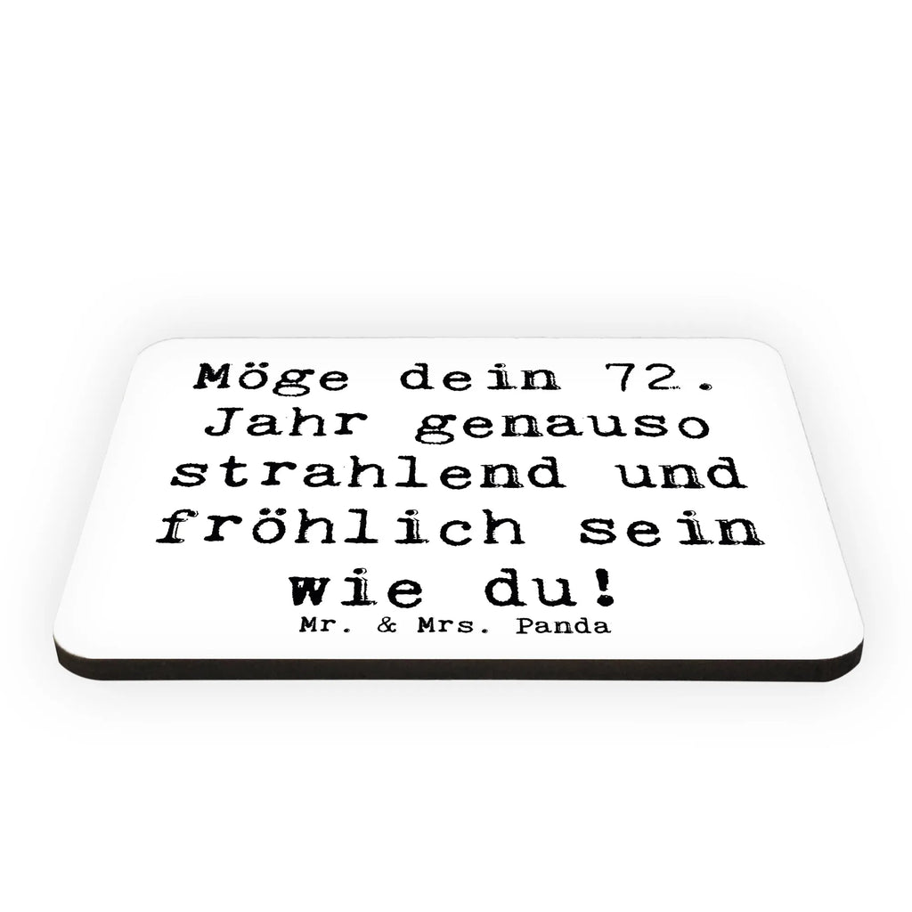 Magnet Spruch 72. Geburtstag Freude Glanz Kühlschrankmagnet, Pinnwandmagnet, Souvenir Magnet, Motivmagnete, Dekomagnet, Whiteboard Magnet, Notiz Magnet, Kühlschrank Dekoration, Geburtstag, Geburtstagsgeschenk, Geschenk