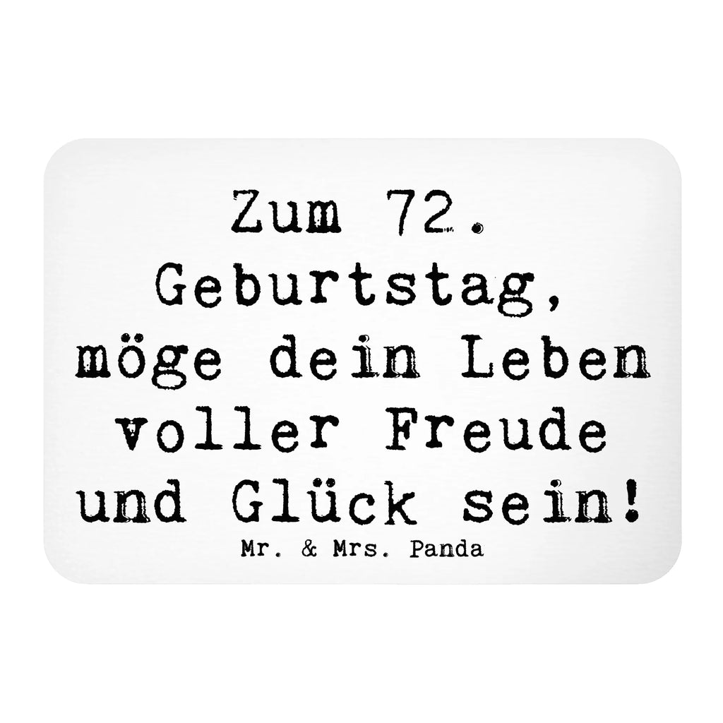 Magnet Spruch 72. Geburtstag Freude Kühlschrankmagnet, Pinnwandmagnet, Souvenir Magnet, Motivmagnete, Dekomagnet, Whiteboard Magnet, Notiz Magnet, Kühlschrank Dekoration, Geburtstag, Geburtstagsgeschenk, Geschenk