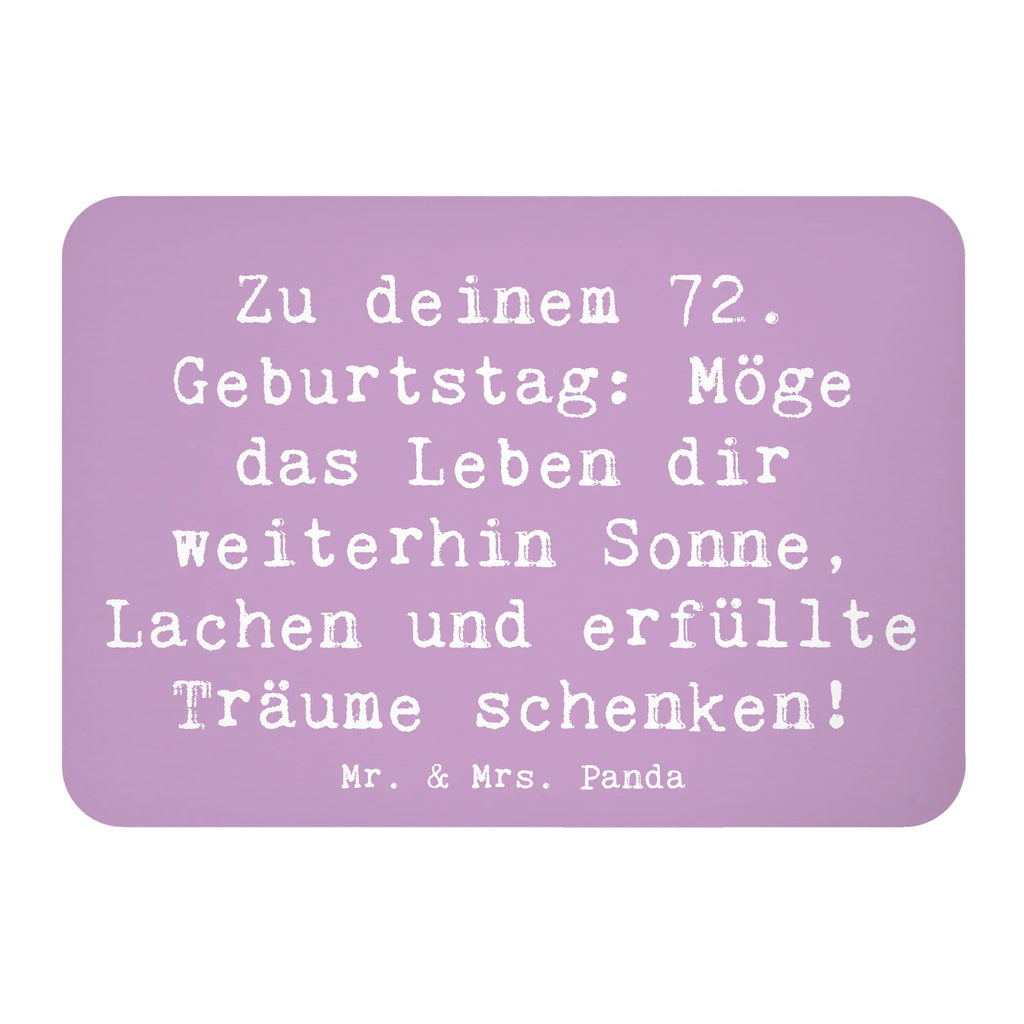 Magnet Spruch 72. Geburtstag Kühlschrankmagnet, Pinnwandmagnet, Souvenir Magnet, Motivmagnete, Dekomagnet, Whiteboard Magnet, Notiz Magnet, Kühlschrank Dekoration, Geburtstag, Geburtstagsgeschenk, Geschenk