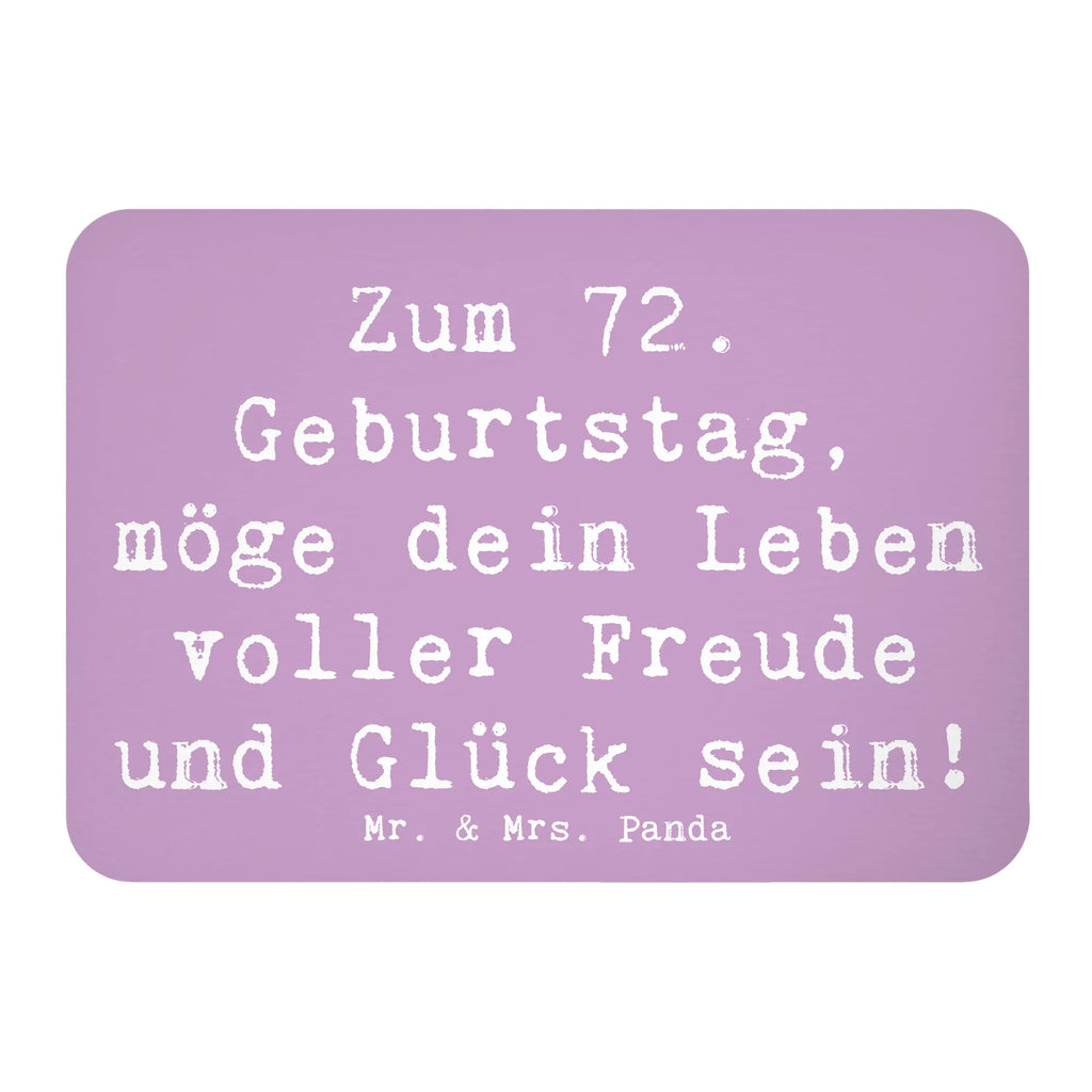 Magnet Spruch 72. Geburtstag Freude Kühlschrankmagnet, Pinnwandmagnet, Souvenir Magnet, Motivmagnete, Dekomagnet, Whiteboard Magnet, Notiz Magnet, Kühlschrank Dekoration, Geburtstag, Geburtstagsgeschenk, Geschenk