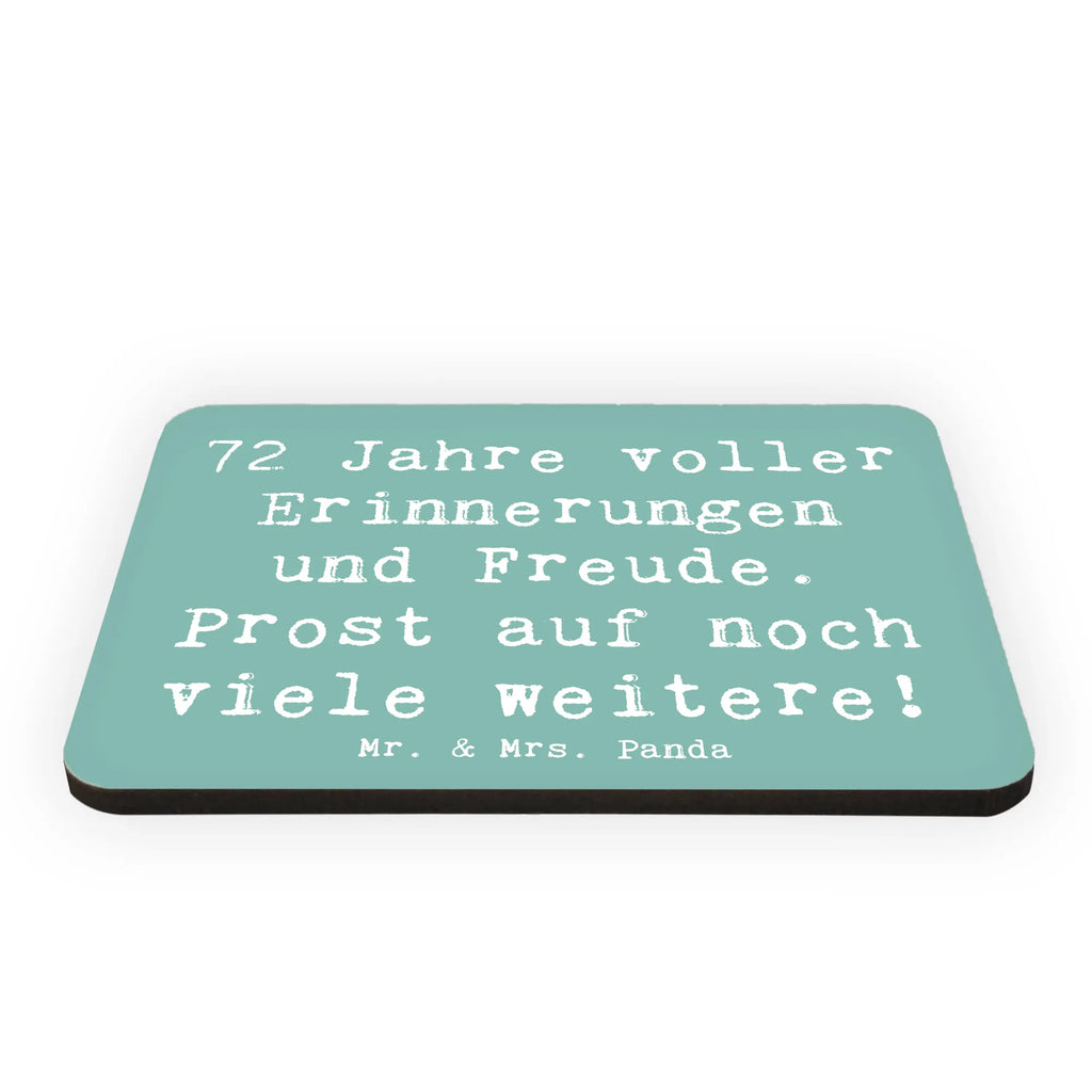 Magnet Spruch 72. Geburtstag Glückwünsche Kühlschrankmagnet, Pinnwandmagnet, Souvenir Magnet, Motivmagnete, Dekomagnet, Whiteboard Magnet, Notiz Magnet, Kühlschrank Dekoration, Geburtstag, Geburtstagsgeschenk, Geschenk