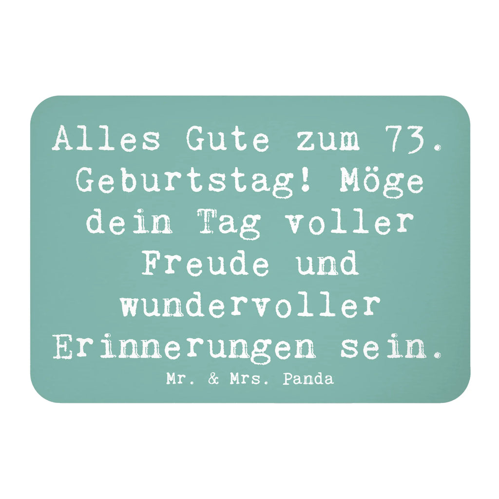 Magnet Spruch 73. Geburtstag Freude Kühlschrankmagnet, Pinnwandmagnet, Souvenir Magnet, Motivmagnete, Dekomagnet, Whiteboard Magnet, Notiz Magnet, Kühlschrank Dekoration, Geburtstag, Geburtstagsgeschenk, Geschenk