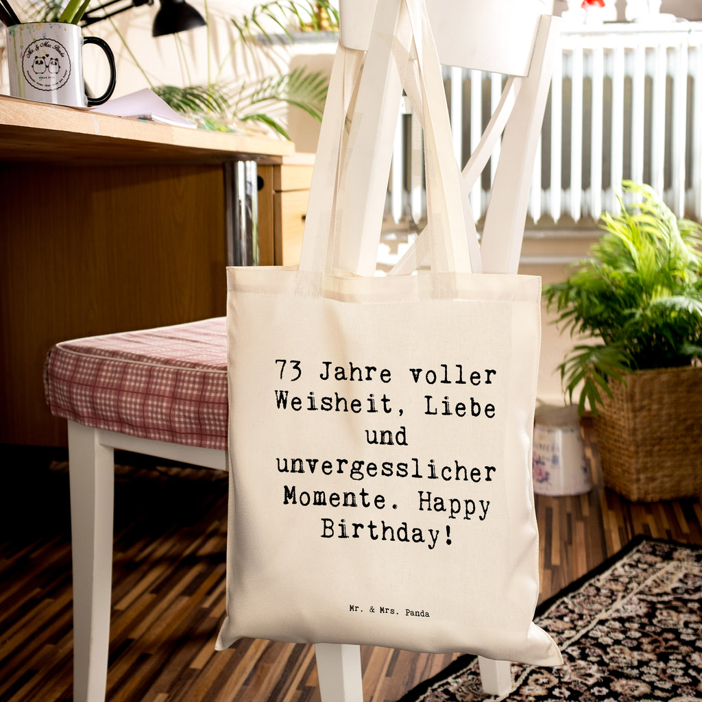 Tragetasche Spruch 73. Geburtstag Beuteltasche, Beutel, Einkaufstasche, Jutebeutel, Stoffbeutel, Tasche, Shopper, Umhängetasche, Strandtasche, Schultertasche, Stofftasche, Tragetasche, Badetasche, Jutetasche, Einkaufstüte, Laptoptasche, Geburtstag, Geburtstagsgeschenk, Geschenk