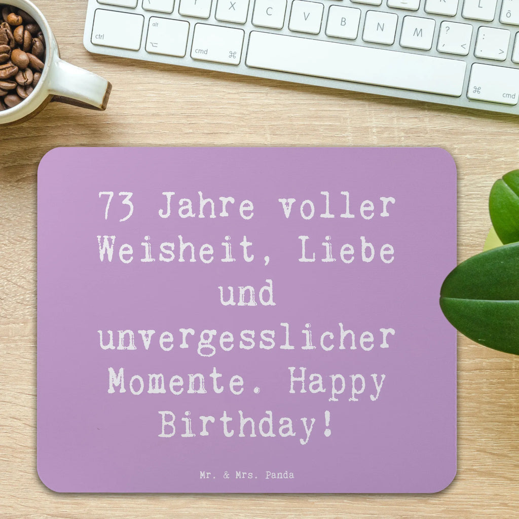 Mauspad Spruch 73. Geburtstag Mousepad, Computer zubehör, Büroausstattung, PC Zubehör, Arbeitszimmer, Mauspad, Einzigartiges Mauspad, Designer Mauspad, Mausunterlage, Mauspad Büro, Geburtstag, Geburtstagsgeschenk, Geschenk