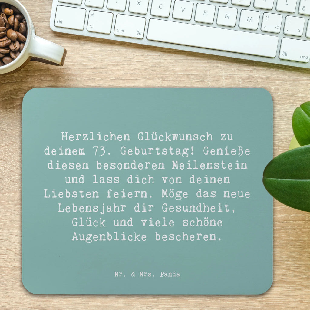 Mauspad Spruch 73. Geburtstag Meilenstein Mousepad, Computer zubehör, Büroausstattung, PC Zubehör, Arbeitszimmer, Mauspad, Einzigartiges Mauspad, Designer Mauspad, Mausunterlage, Mauspad Büro, Geburtstag, Geburtstagsgeschenk, Geschenk