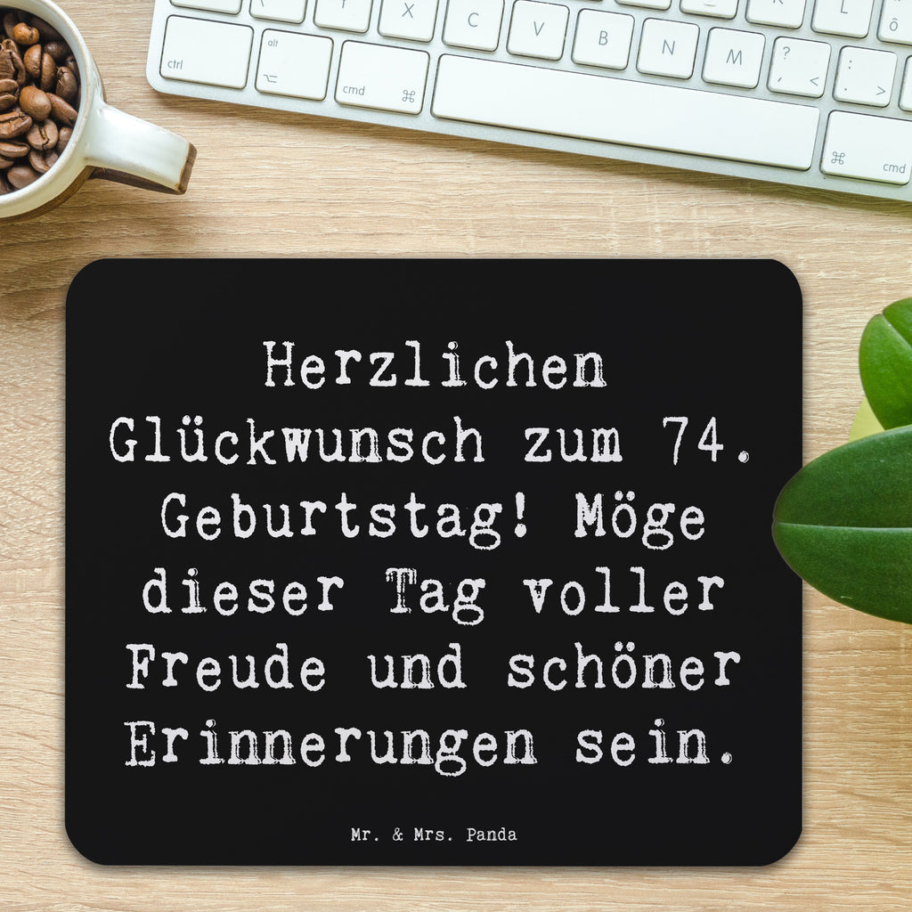 Mauspad Spruch 74. Geburtstag Freude Mousepad, Computer zubehör, Büroausstattung, PC Zubehör, Arbeitszimmer, Mauspad, Einzigartiges Mauspad, Designer Mauspad, Mausunterlage, Mauspad Büro, Geburtstag, Geburtstagsgeschenk, Geschenk