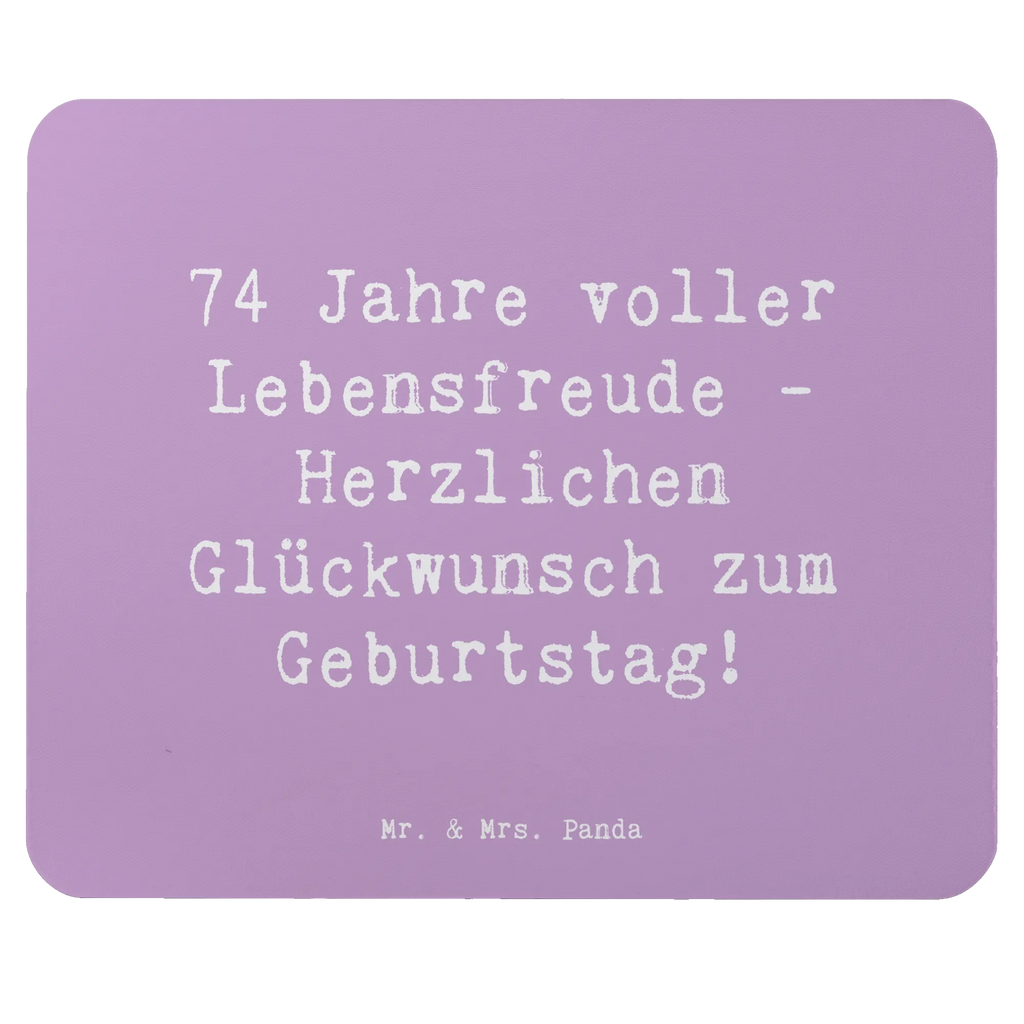 Mauspad Spruch 74. Geburtstag Lebensfreude Mousepad, Computer zubehör, Büroausstattung, PC Zubehör, Arbeitszimmer, Mauspad, Einzigartiges Mauspad, Designer Mauspad, Mausunterlage, Mauspad Büro, Geburtstag, Geburtstagsgeschenk, Geschenk