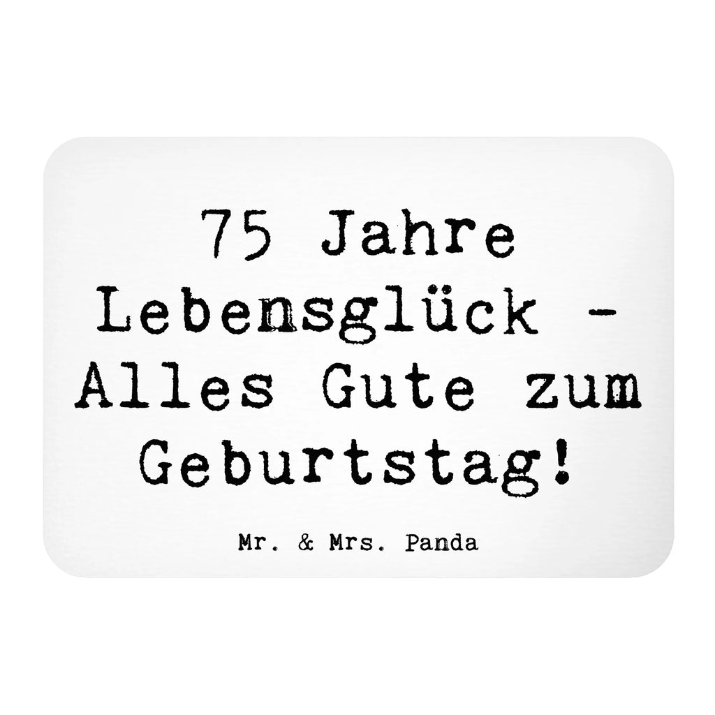 Magnet Spruch 75. Geburtstag Kühlschrankmagnet, Pinnwandmagnet, Souvenir Magnet, Motivmagnete, Dekomagnet, Whiteboard Magnet, Notiz Magnet, Kühlschrank Dekoration, Geburtstag, Geburtstagsgeschenk, Geschenk