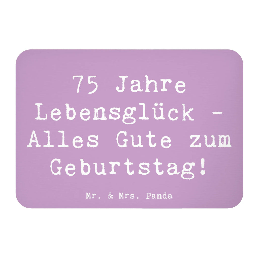 Magnet Spruch 75. Geburtstag Kühlschrankmagnet, Pinnwandmagnet, Souvenir Magnet, Motivmagnete, Dekomagnet, Whiteboard Magnet, Notiz Magnet, Kühlschrank Dekoration, Geburtstag, Geburtstagsgeschenk, Geschenk