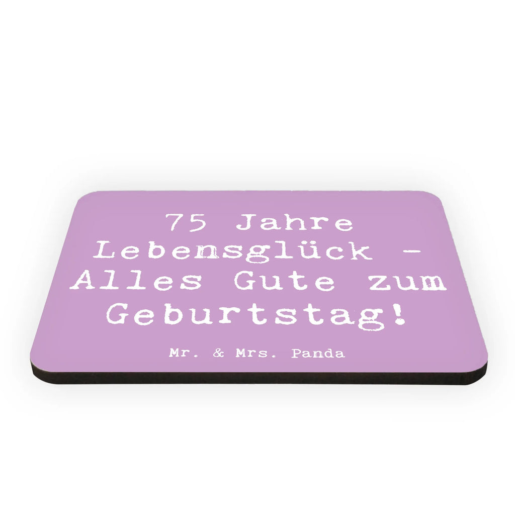 Magnet Spruch 75. Geburtstag Kühlschrankmagnet, Pinnwandmagnet, Souvenir Magnet, Motivmagnete, Dekomagnet, Whiteboard Magnet, Notiz Magnet, Kühlschrank Dekoration, Geburtstag, Geburtstagsgeschenk, Geschenk