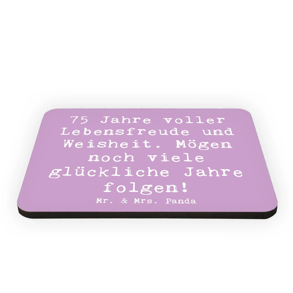 Magnet Spruch 75. Geburtstag Lebensfreude Kühlschrankmagnet, Pinnwandmagnet, Souvenir Magnet, Motivmagnete, Dekomagnet, Whiteboard Magnet, Notiz Magnet, Kühlschrank Dekoration, Geburtstag, Geburtstagsgeschenk, Geschenk