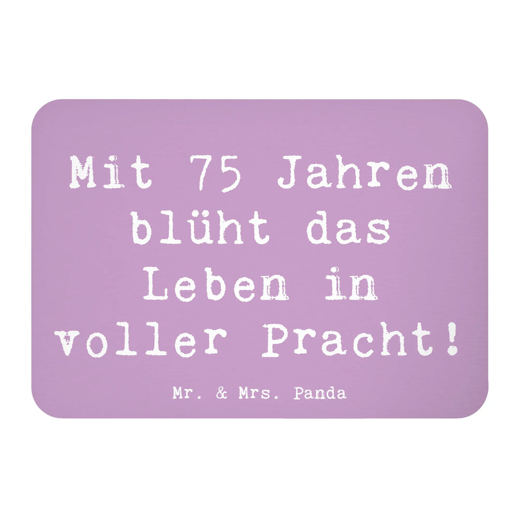 Magnet Spruch 75. Geburtstag Blüte Kühlschrankmagnet, Pinnwandmagnet, Souvenir Magnet, Motivmagnete, Dekomagnet, Whiteboard Magnet, Notiz Magnet, Kühlschrank Dekoration, Geburtstag, Geburtstagsgeschenk, Geschenk