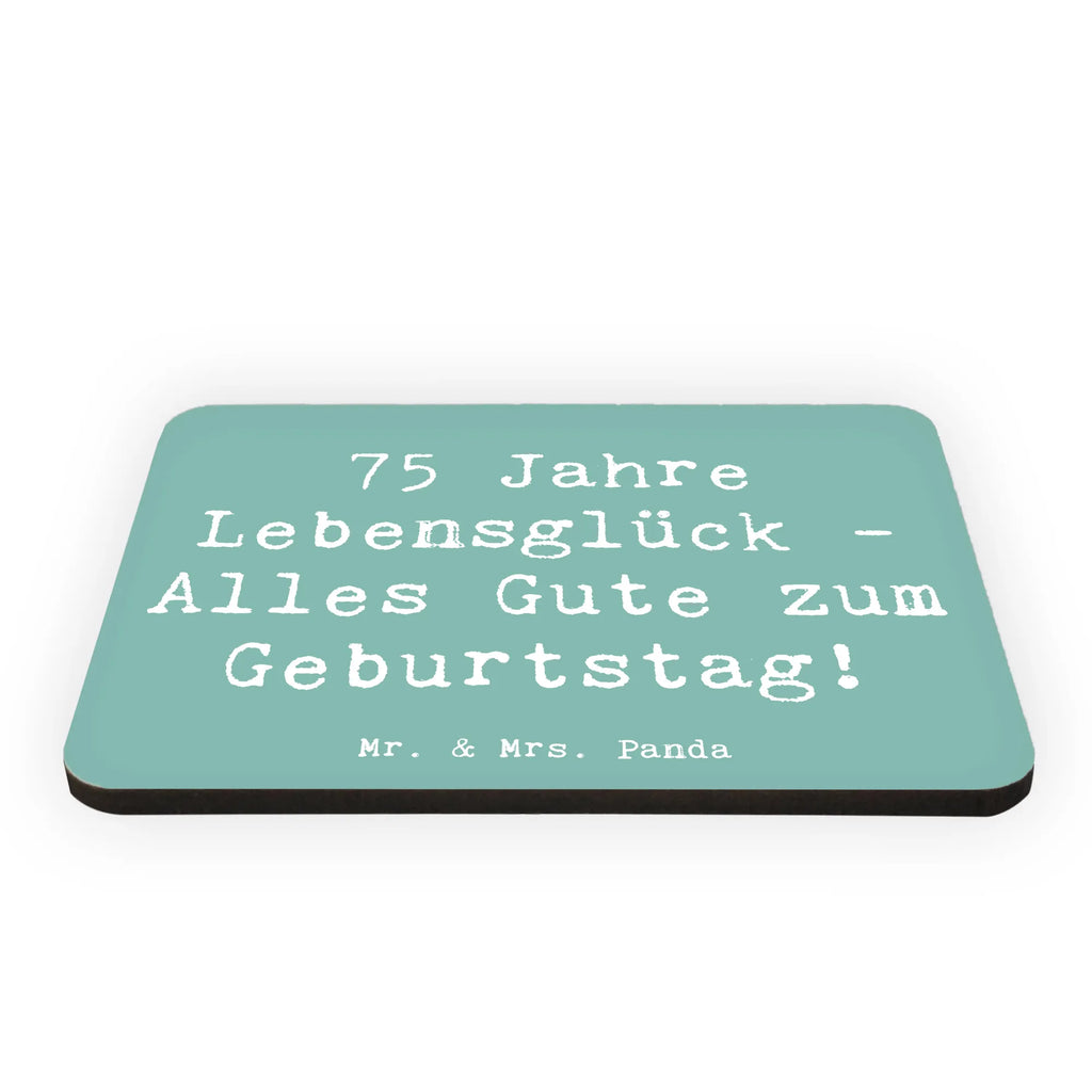 Magnet Spruch 75. Geburtstag Kühlschrankmagnet, Pinnwandmagnet, Souvenir Magnet, Motivmagnete, Dekomagnet, Whiteboard Magnet, Notiz Magnet, Kühlschrank Dekoration, Geburtstag, Geburtstagsgeschenk, Geschenk