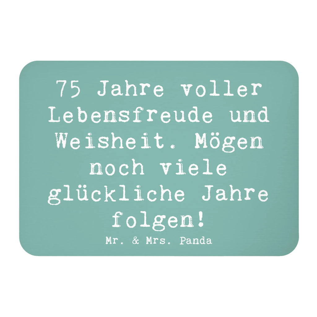 Magnet Spruch 75. Geburtstag Lebensfreude Kühlschrankmagnet, Pinnwandmagnet, Souvenir Magnet, Motivmagnete, Dekomagnet, Whiteboard Magnet, Notiz Magnet, Kühlschrank Dekoration, Geburtstag, Geburtstagsgeschenk, Geschenk