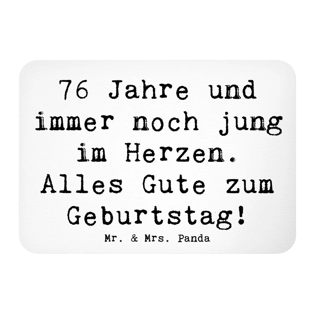 Magnet Spruch 76. Geburtstag Herzjung Kühlschrankmagnet, Pinnwandmagnet, Souvenir Magnet, Motivmagnete, Dekomagnet, Whiteboard Magnet, Notiz Magnet, Kühlschrank Dekoration, Geburtstag, Geburtstagsgeschenk, Geschenk