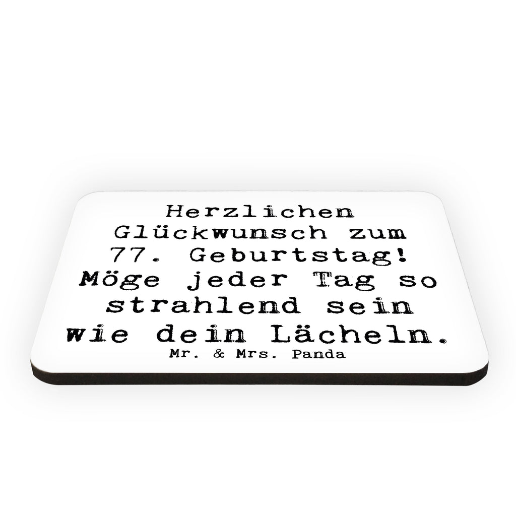 Magnet Spruch 77. Geburtstag Strahlen Kühlschrankmagnet, Pinnwandmagnet, Souvenir Magnet, Motivmagnete, Dekomagnet, Whiteboard Magnet, Notiz Magnet, Kühlschrank Dekoration, Geburtstag, Geburtstagsgeschenk, Geschenk