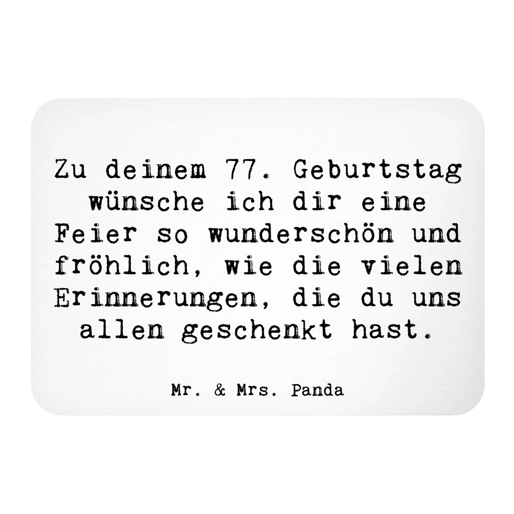 Magnet Spruch 77. Geburtstag Kühlschrankmagnet, Pinnwandmagnet, Souvenir Magnet, Motivmagnete, Dekomagnet, Whiteboard Magnet, Notiz Magnet, Kühlschrank Dekoration, Geburtstag, Geburtstagsgeschenk, Geschenk