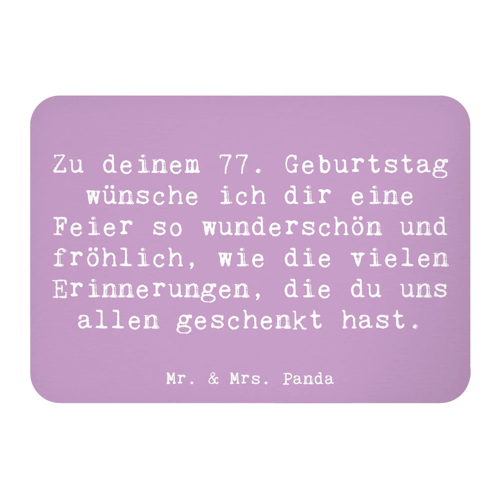 Magnet Spruch 77. Geburtstag Kühlschrankmagnet, Pinnwandmagnet, Souvenir Magnet, Motivmagnete, Dekomagnet, Whiteboard Magnet, Notiz Magnet, Kühlschrank Dekoration, Geburtstag, Geburtstagsgeschenk, Geschenk